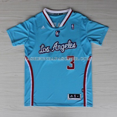 Maillot Manche Courte Los Angeles Clippers Paul Bleu